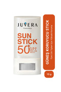 Juvera Stick Güneş Koruyucu Krem Tüm Cilt Tipleri Için 50spf Pa++++ 15 gr – tüm cilt tipleri için geniş spektrumlu, stick formda pratik güneş koruyucu