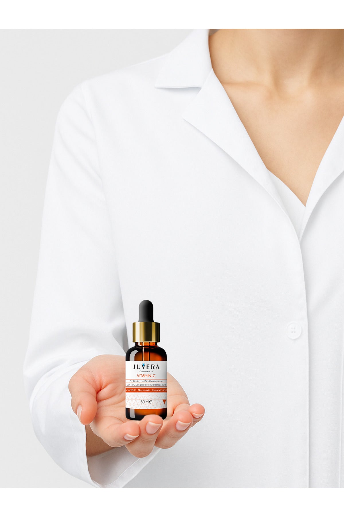 Juvera Vitamin C Cilt Tonu Dengeleyici ve Aydınlatıcı Serum 30 ml – C vitamini içerikli cilt tonu dengeleyici ve aydınlatıcı serum