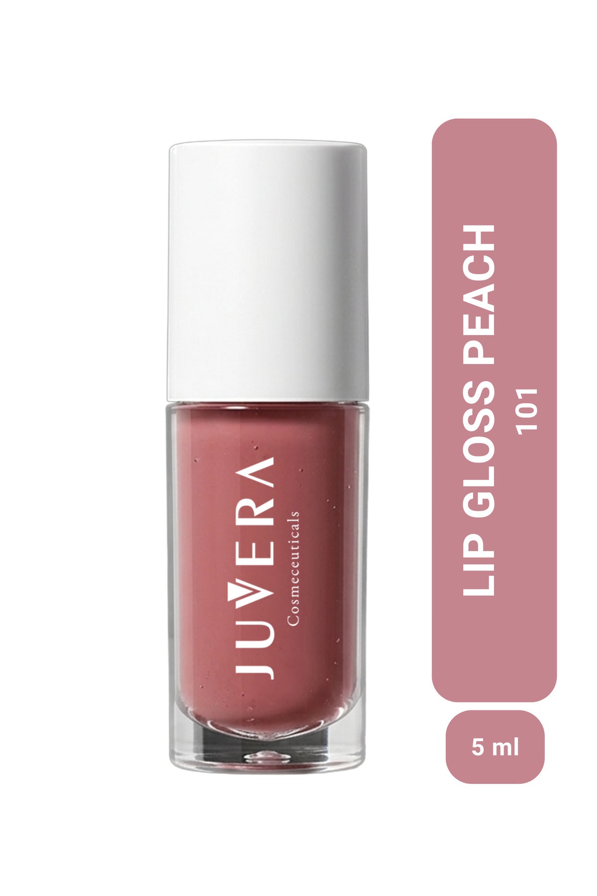 Juvera Nemlendirici Etkili Renkli Dudak Parlatıcısı Peach - Lip Gloss Peach 3 in 1 - 5 ml – nemlendirici etkili Peach renkli dudak parlatıcısı
