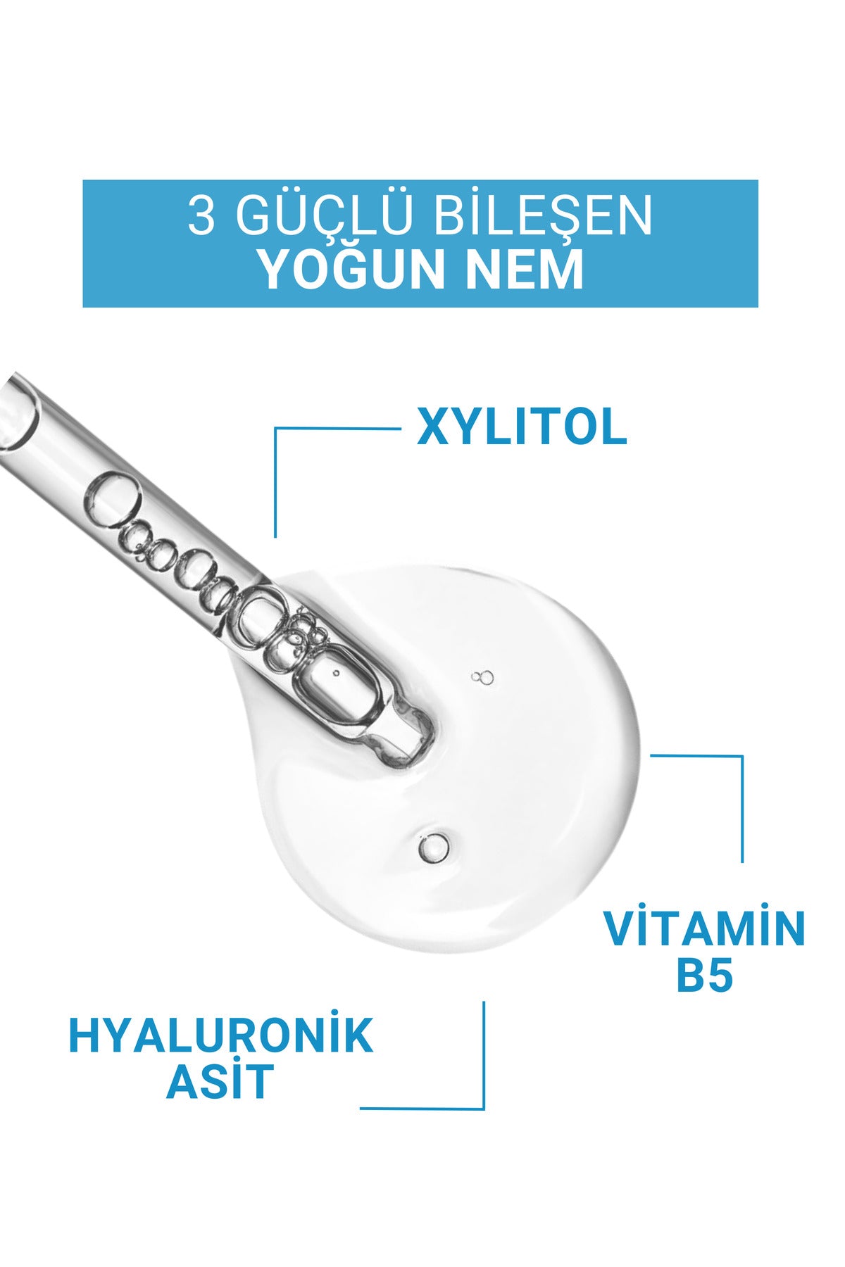 Juvera Hyaluronik Asit Serum Vita B5 - Yoğun Nemlendirici ve Cilt Güçlendirici Serum - B5 Hyalura 30 ml – hyaluronik asit ve B5 içerikli yoğun nemlendirici cilt güçlendirici serum