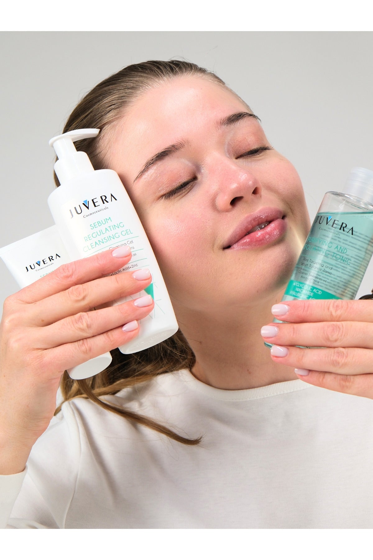 Juvera Karma ve Yağlı Ciltler İçin Sebum Dengeleyici - Yağlandırmadan Nemlendiren Krem 50 ml – karma ve yağlı ciltler için yağlandırmadan nemlendiren sebum dengeleyici krem