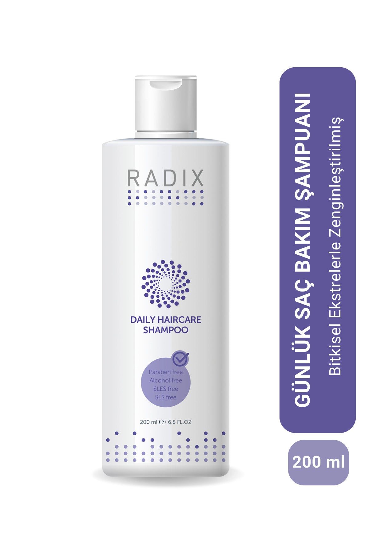 Radix Tüm Saç Tipleri Için Günlük Bakım Şampuanı - Daily Haircare Shampoo 200 ml – tüm saç tipleri için günlük bakım şampuanı