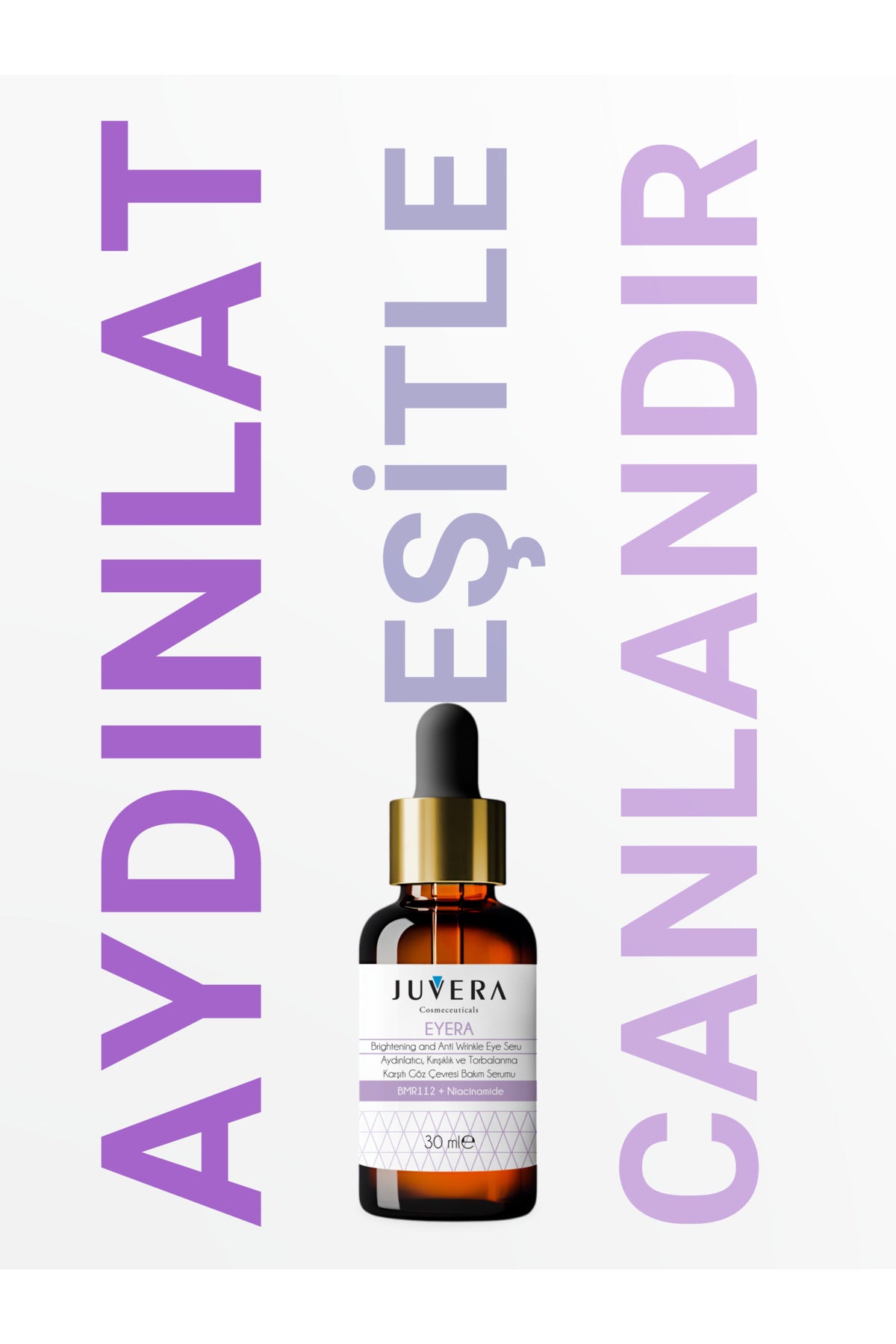 Juvera Göz Çevresi Aydınlatıcı Morluk Torbalanma ve Kırışıklık Karşıtı Serum 30 ml – göz çevresi için aydınlatıcı, morluk, torbalanma ve kırışıklık karşıtı serum