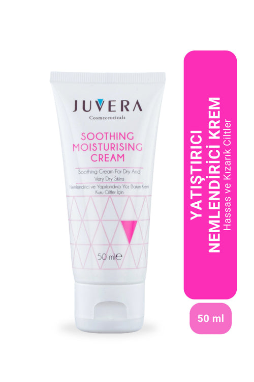 Juvera Hassas ve Kuru Ciltler Için Kızarıklık Karşıtı Nemlendirici Krem - Soothing Moisturising Ar Cream 50 ml – hassas ve kuru ciltler için kızarıklık karşıtı nemlendirici krem