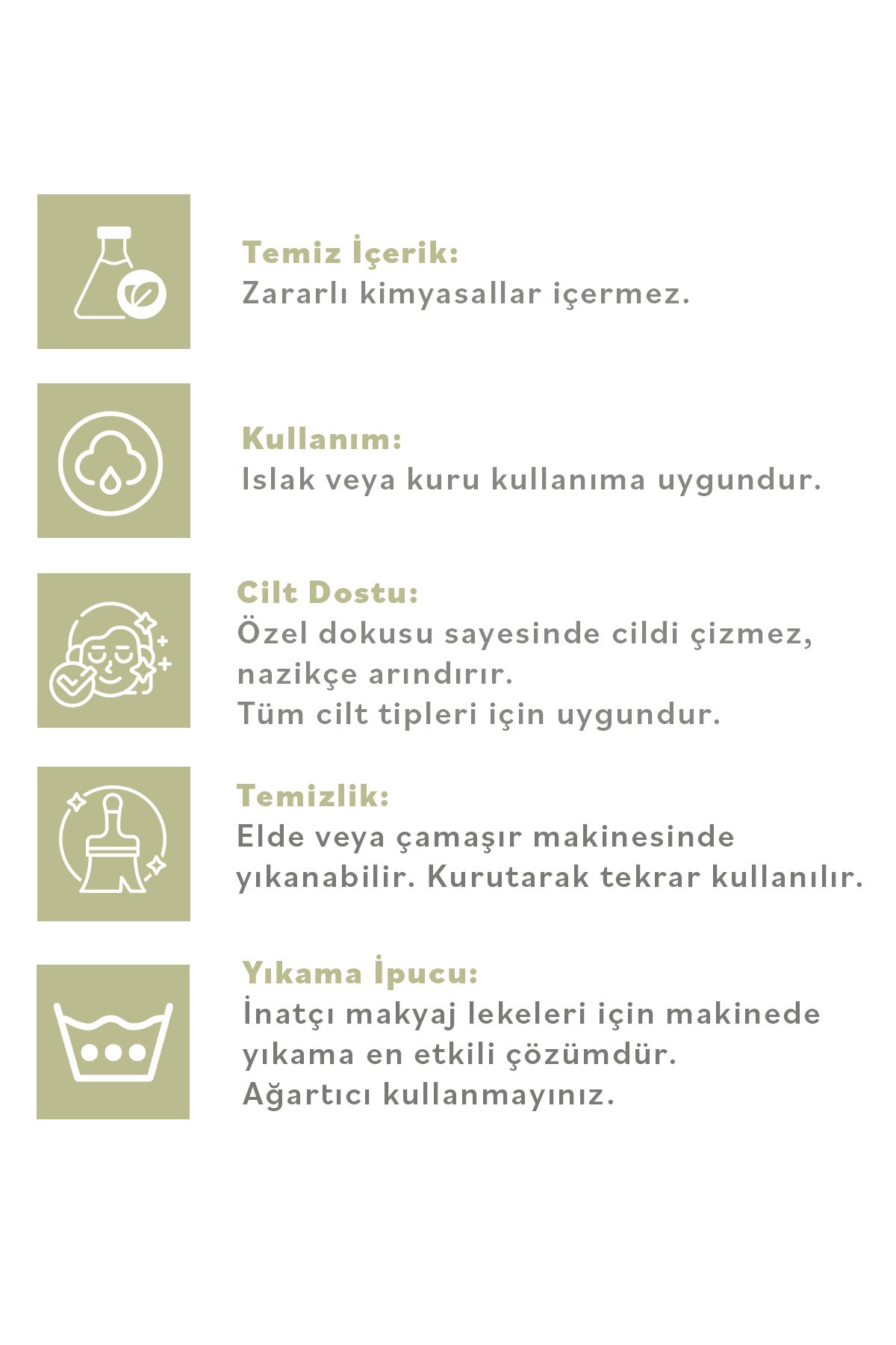 Juvera Organik %100 Pamuk Yıkanabilir Makyaj Temizleme Pamuk Pedi 3 Adet – %100 organik pamuktan üretilmiş yıkanabilir makyaj temizleme pamuk pedi