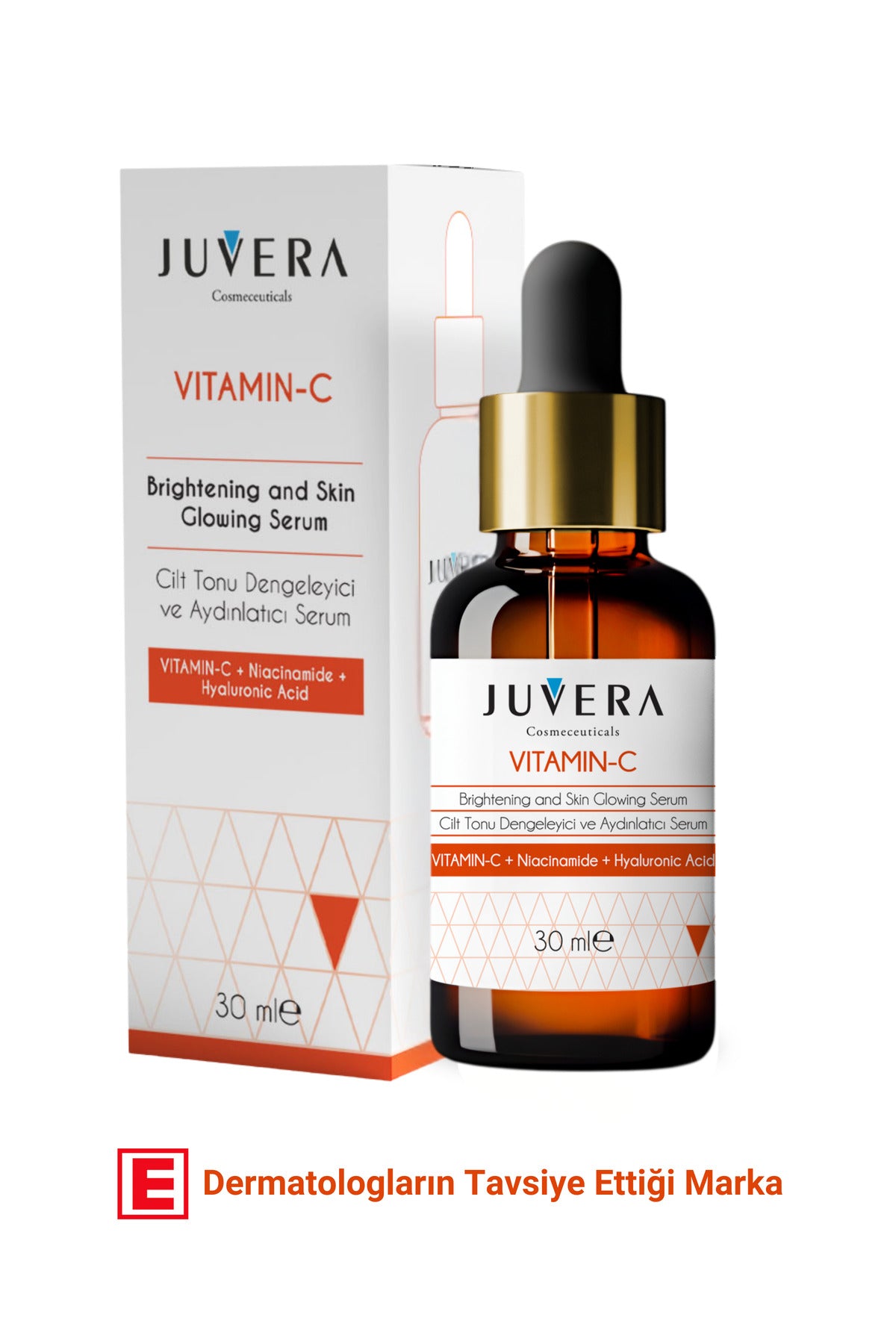 Juvera Vitamin C Cilt Tonu Dengeleyici ve Aydınlatıcı Serum 30 ml – C vitamini içerikli cilt tonu dengeleyici ve aydınlatıcı serum
