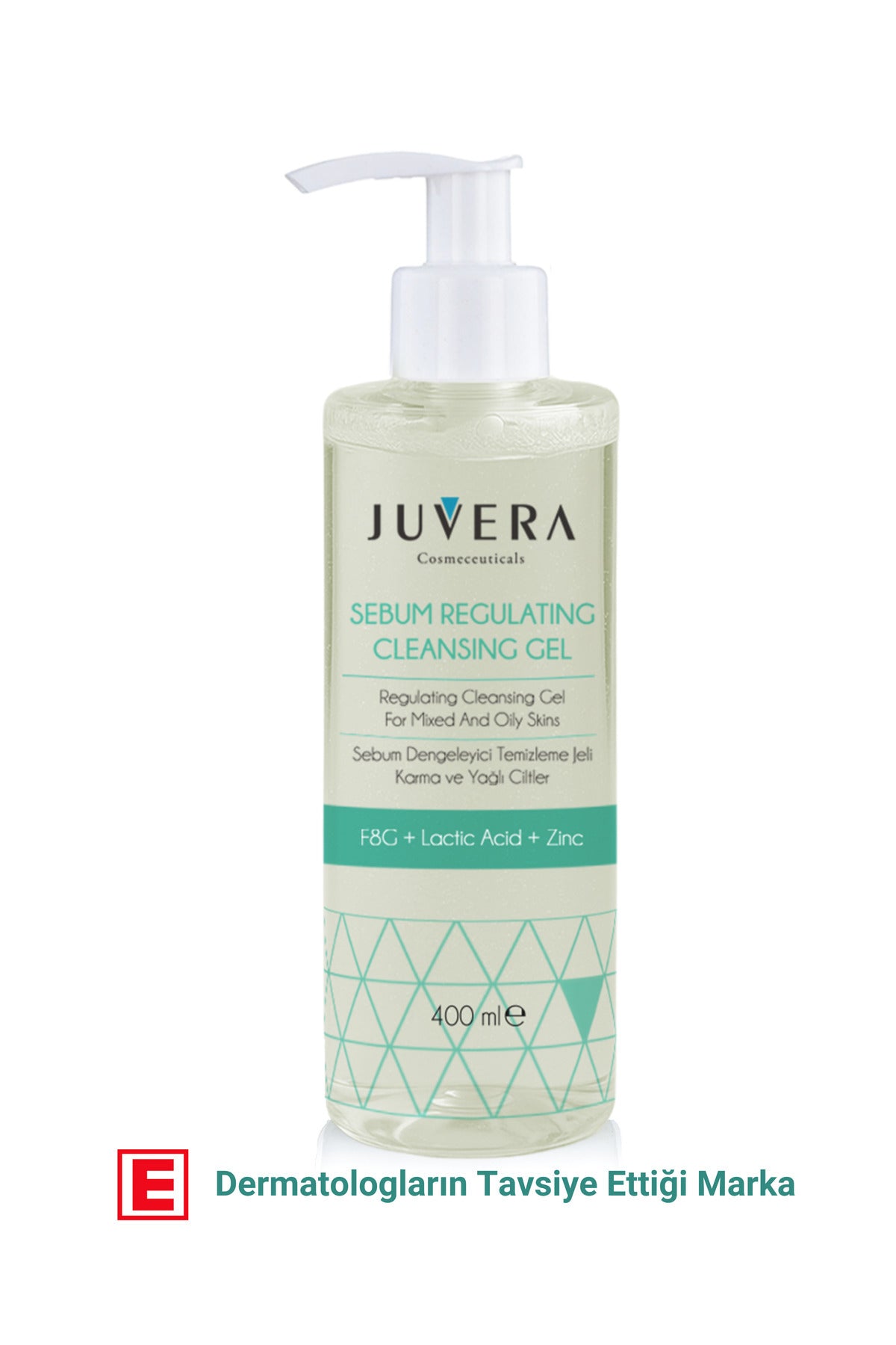 Juvera Siyah Nokta Karşıtı Karma ve Yağlı Ciltler İçin Yıkama Jeli - Sebum Regulating Gel 400 ml – karma ve yağlı ciltler için siyah nokta karşıtı sebum dengeleyici yıkama jeli