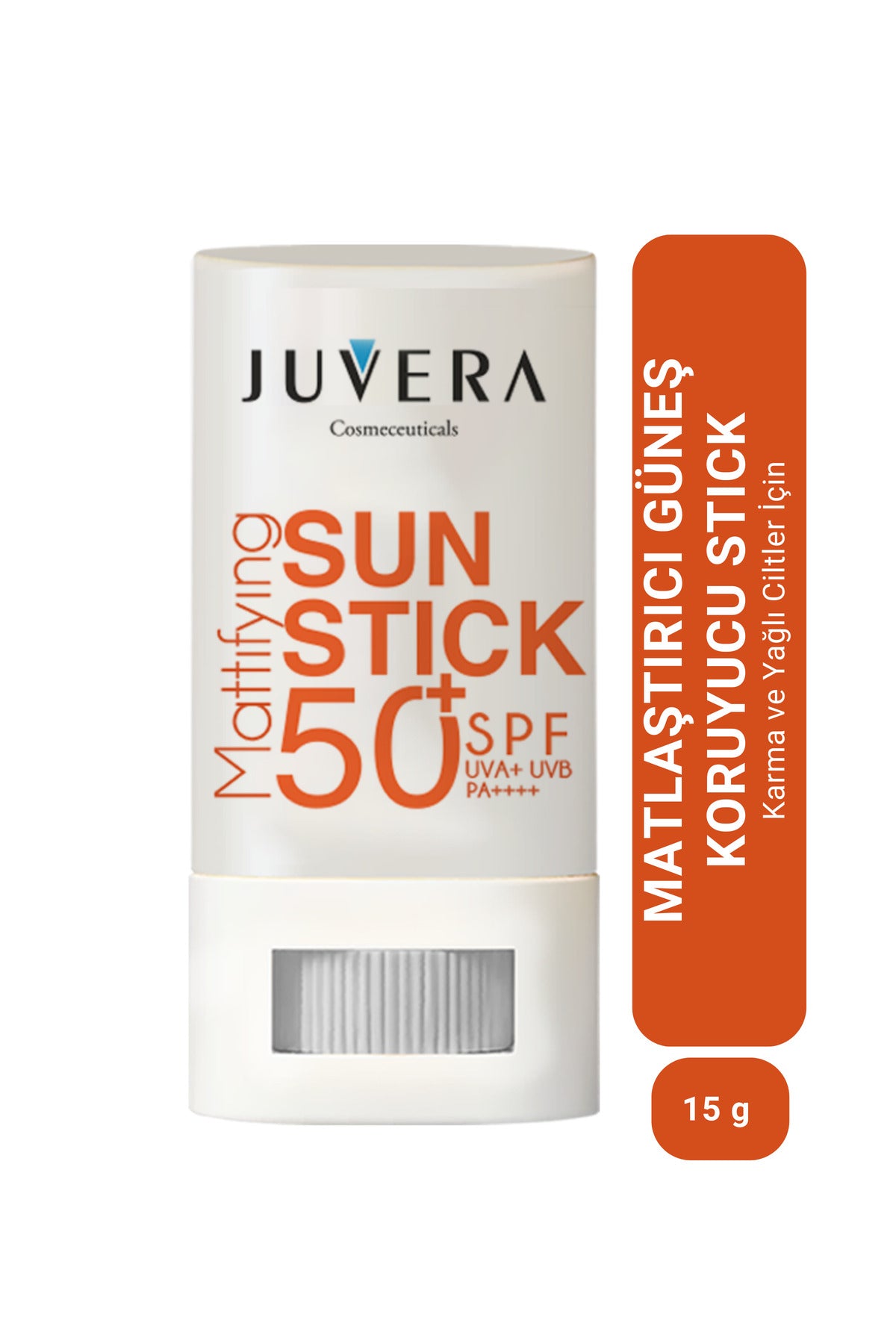 Juvera Stick Güneş Koruyucu Krem Karma ve Yağlı Ciltler Için 50spf Pa++++ 15 gr – karma ve yağlı ciltler için matlaştırıcı, stick formda güneş koruyucu
