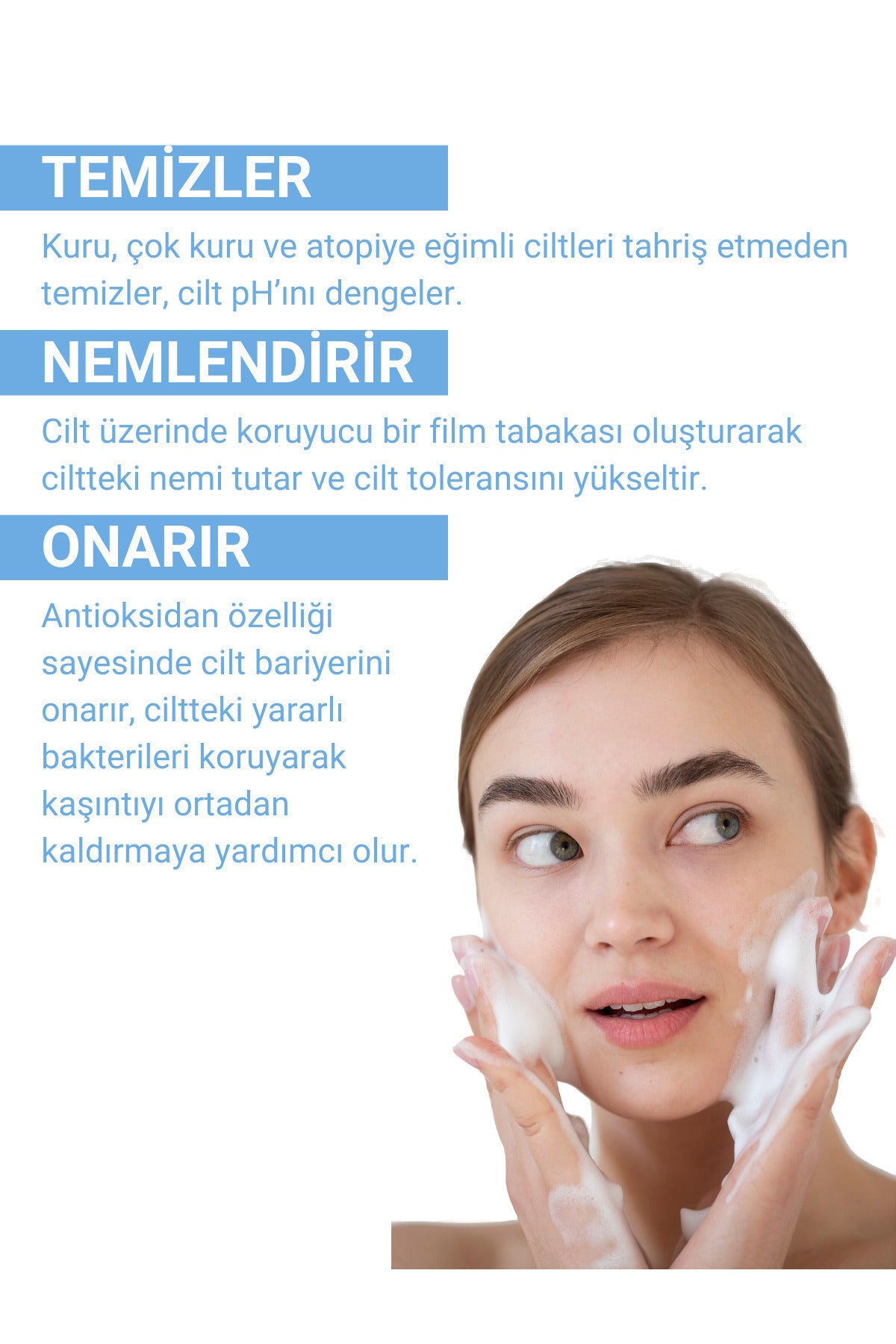 Juvera Nemlendirici Yüz ve Vücut Temizleme Jeli - Calming Cleansing Gel 200 ml – kuru ve atopik ciltler için nemlendirici yüz ve vücut temizleme jeli