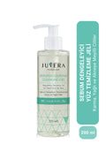 Juvera Siyah Nokta Karşıtı Karma ve Yağlı Ciltler İçin Yıkama Jeli - Sebum Regulating Gel 200 ml – karma ve yağlı ciltler için siyah nokta karşıtı sebum dengeleyici yıkama jeli