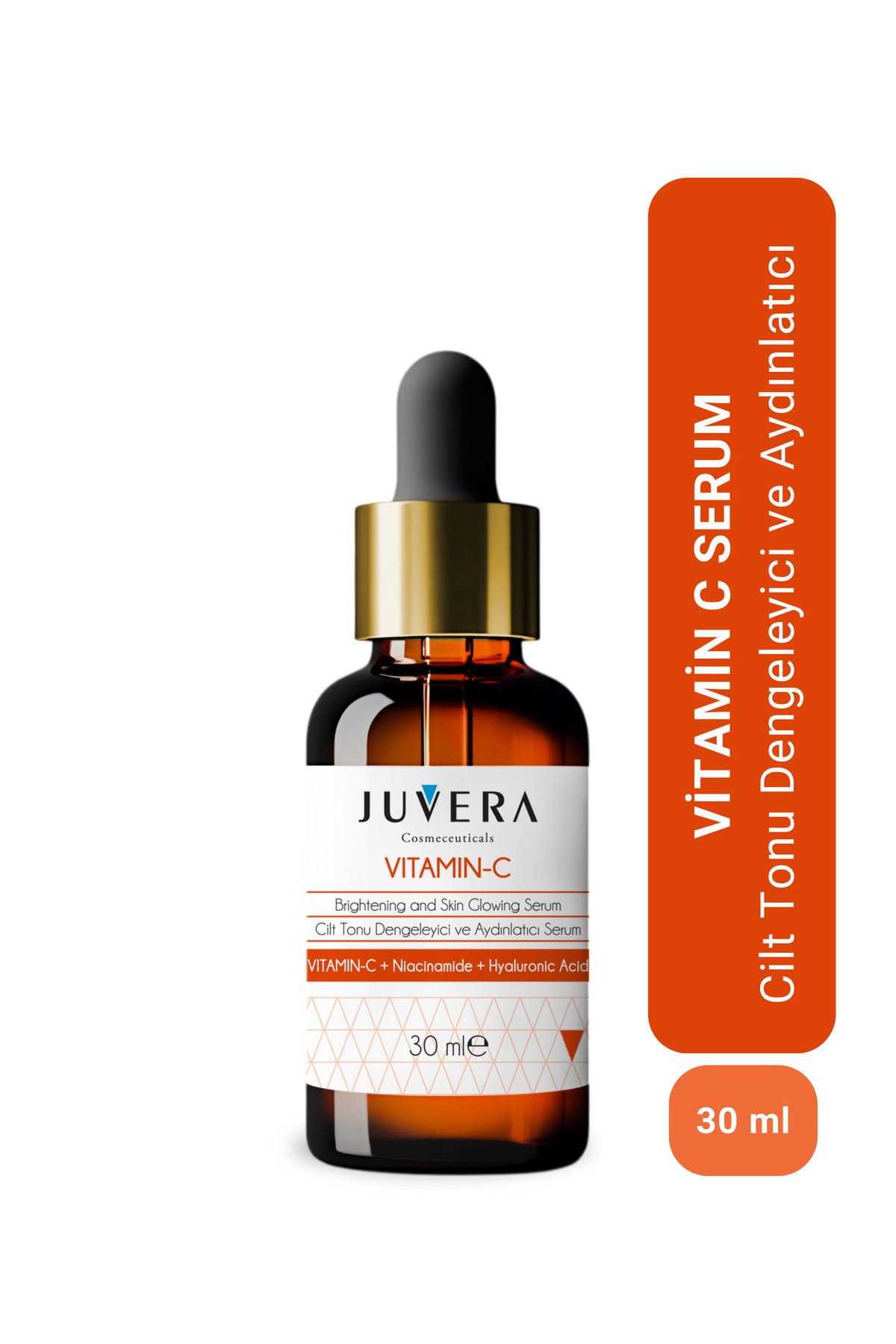 Juvera Vitamin C Cilt Tonu Dengeleyici ve Aydınlatıcı Serum 30 ml – C vitamini içerikli cilt tonu dengeleyici ve aydınlatıcı serum