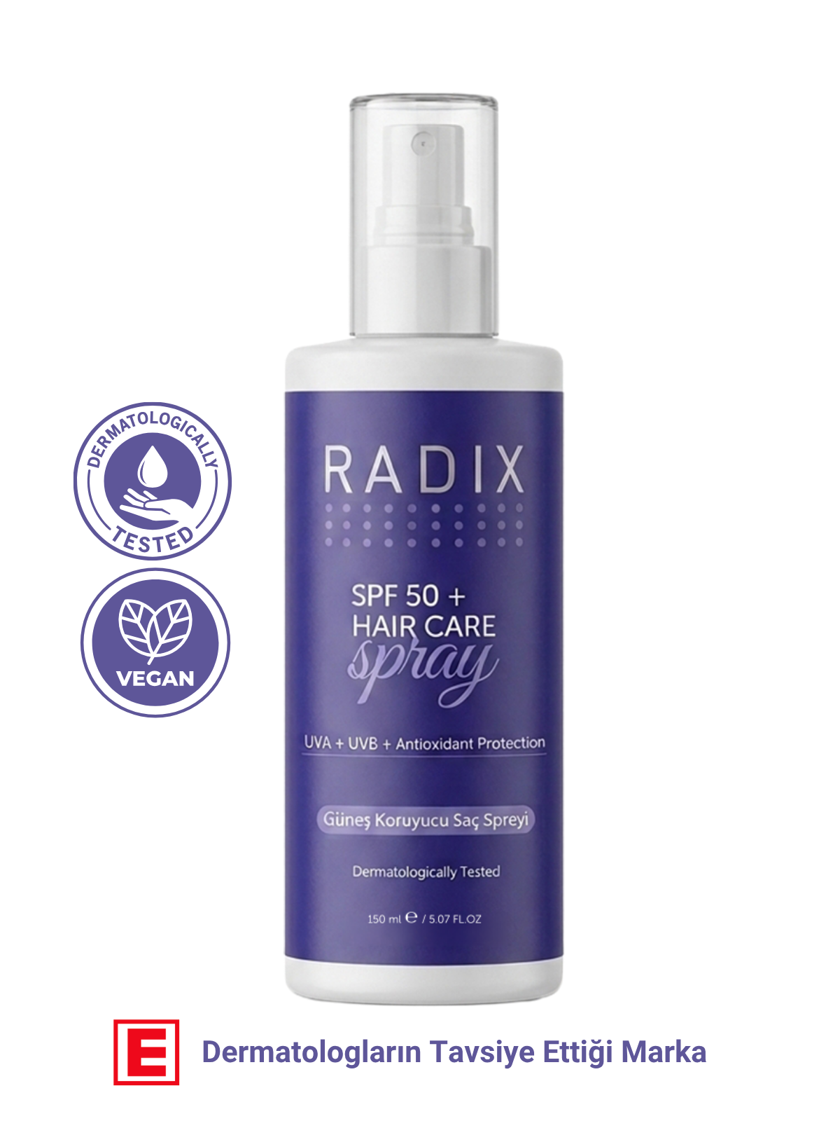 SPF50+ UV Ve Isı Koruyucu Saç Bakım Spreyi | Güneş Deniz Ve Havuz Suyu Yıpranmalarına Karşı 150 ML