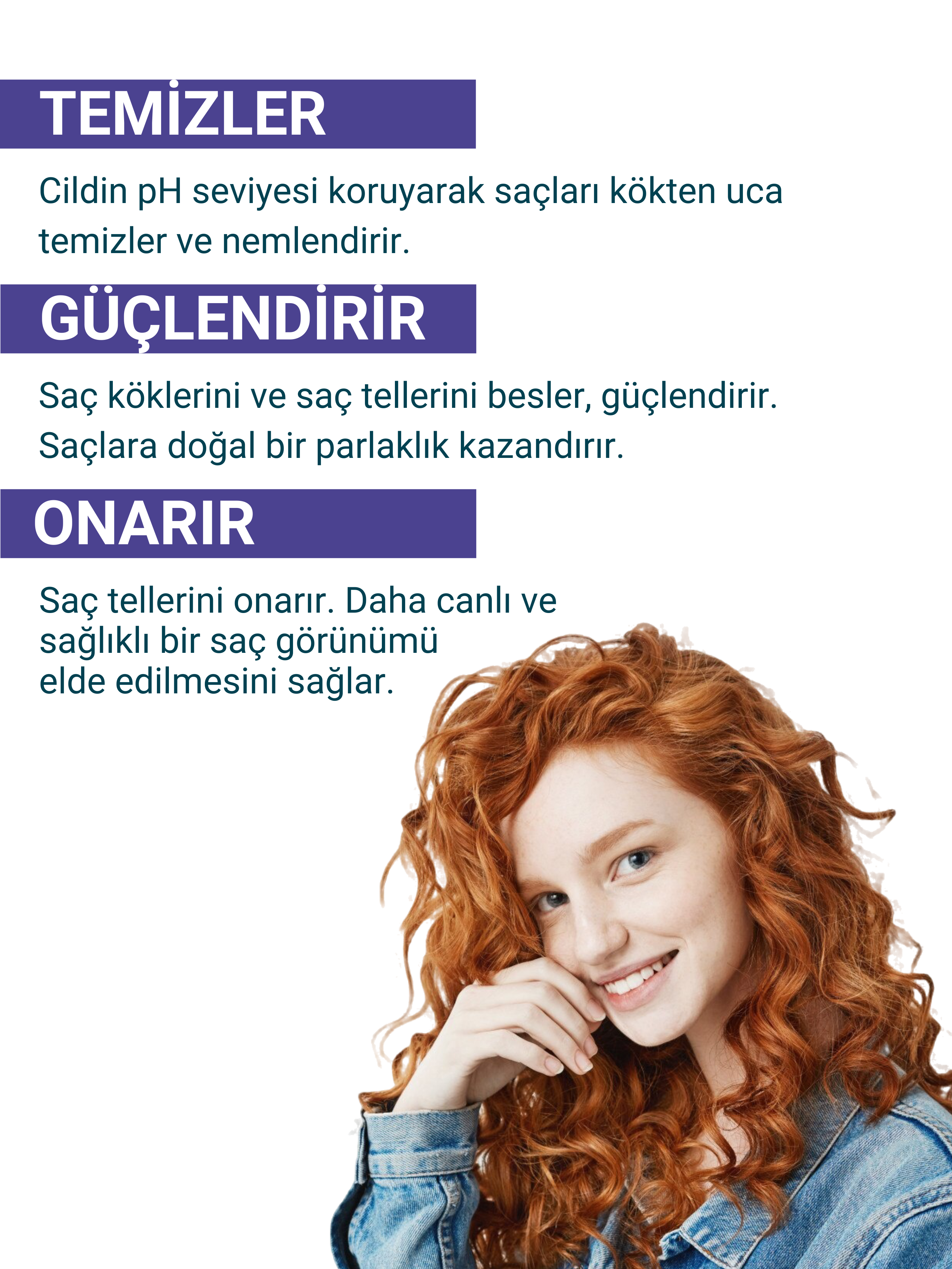 Tüm Saç Tipleri Için Tuzsuz Günlük Bakım Şampuanı 400 ML