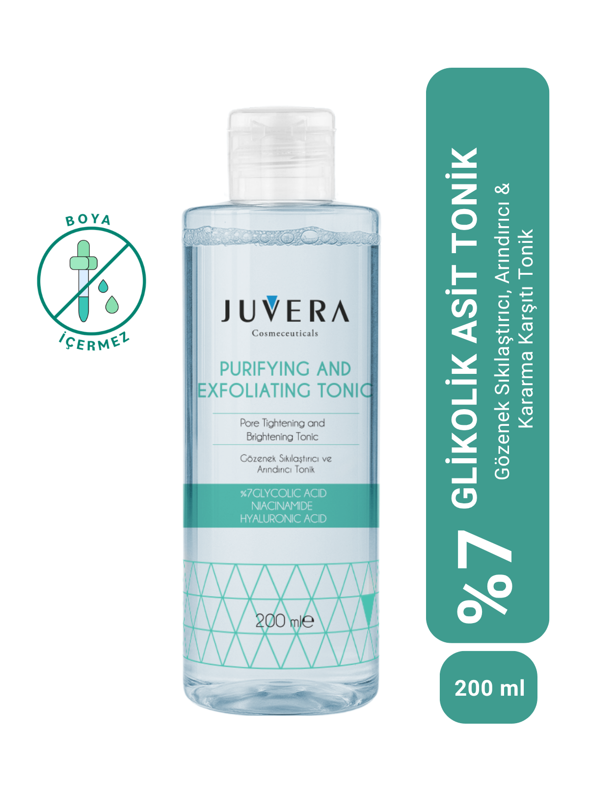 Glikolik Asit Içerikli Gözenek Sıkılaştırıcı Arındırıcı ve Kararma Karşıtı Tonik 200 ml