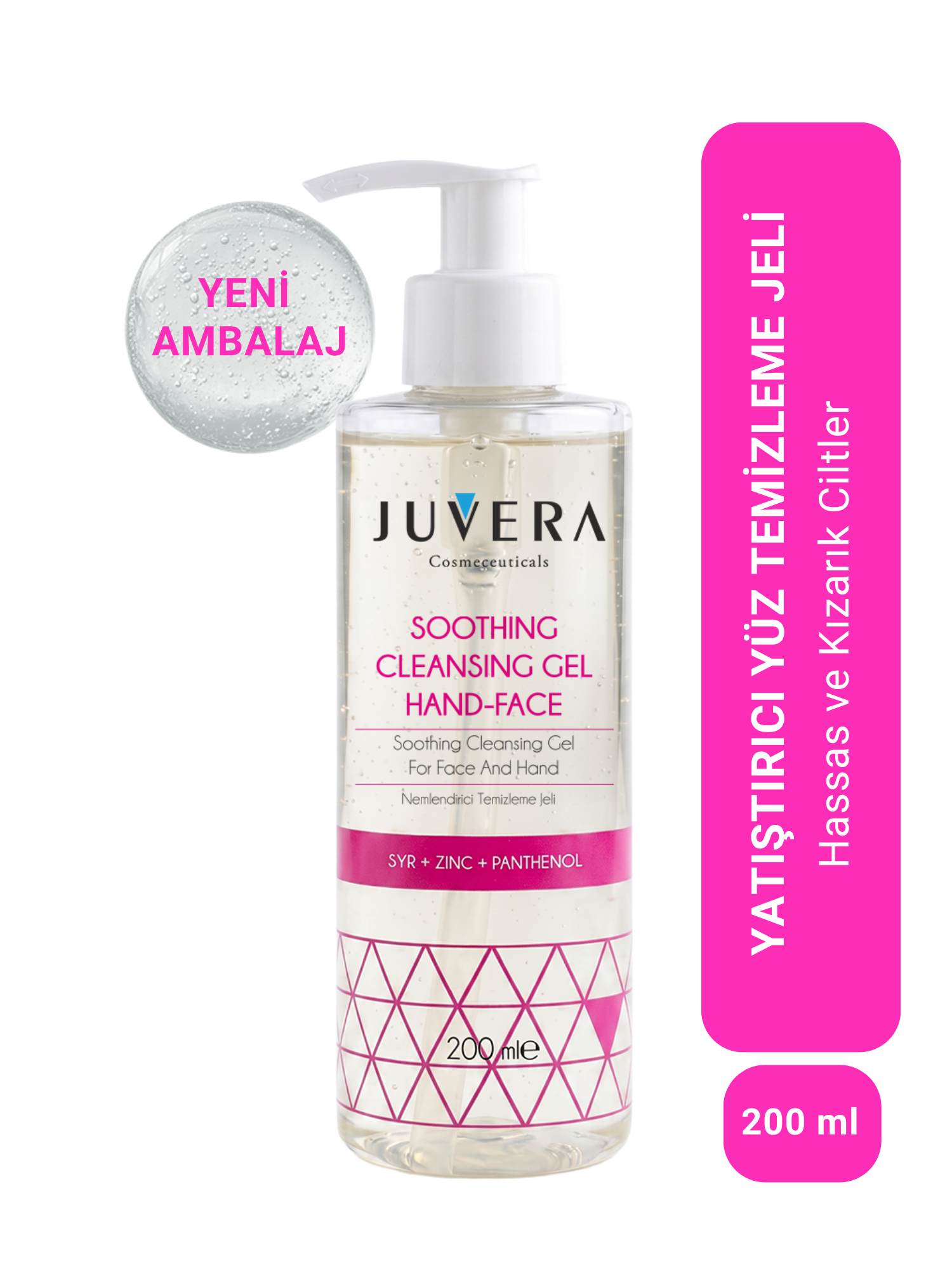 Hassas Ciltler Için Yüz Yıkama Jeli - Nemlendirici Etkili Yüz Temizleme Jeli 200 ml