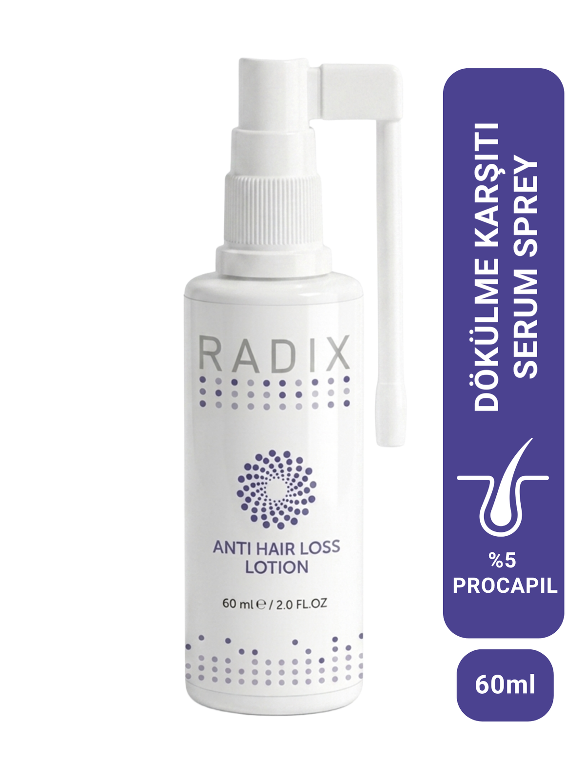 Saç Dökülmesine Karşı Serum Sprey (%5 Procapil) - Anti Hair Loss Lotion 60 ml