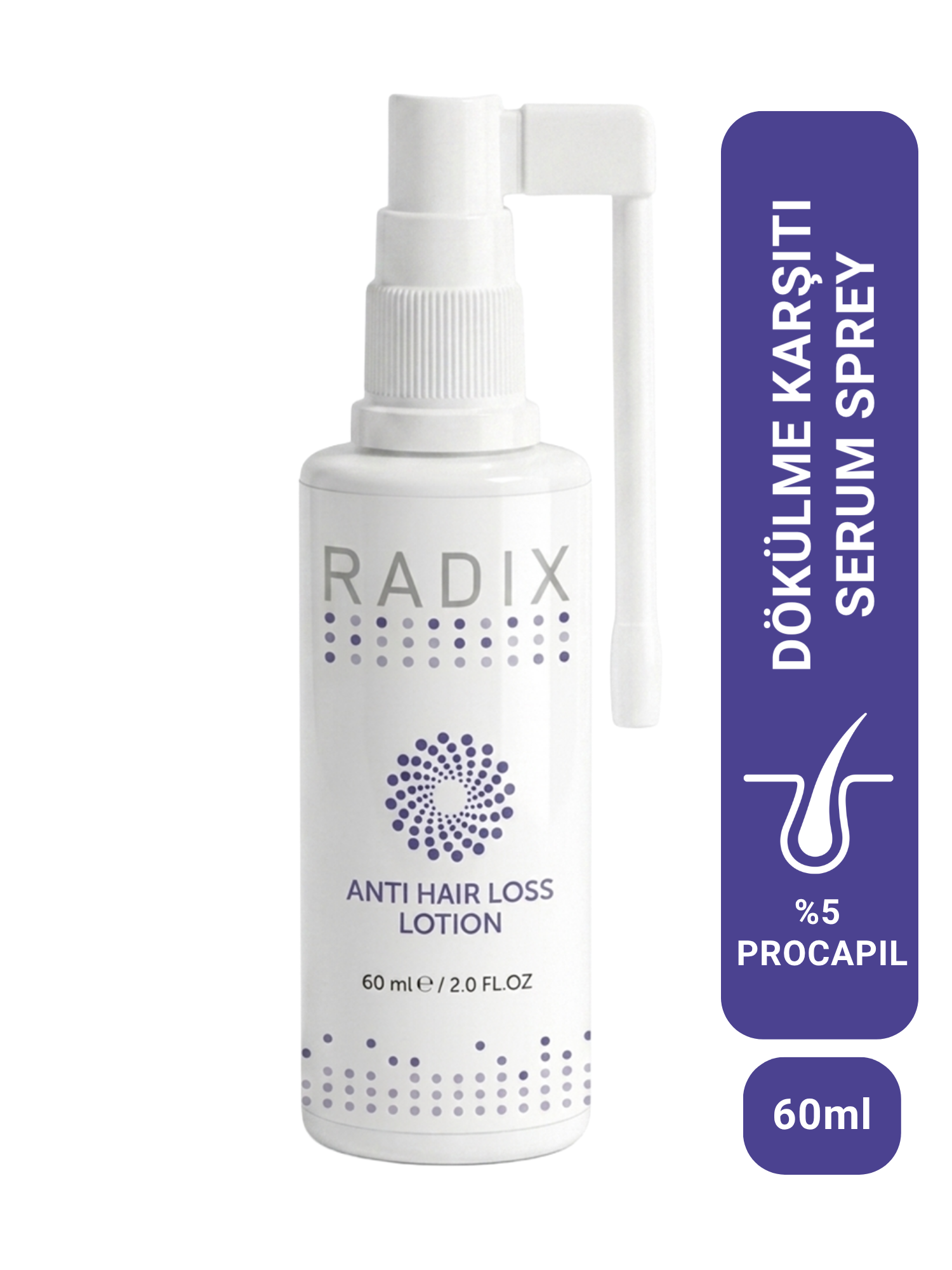 Saç Dökülmesine Karşı Serum Sprey (%5 Procapil) - Anti Hair Loss Lotion 60 ml