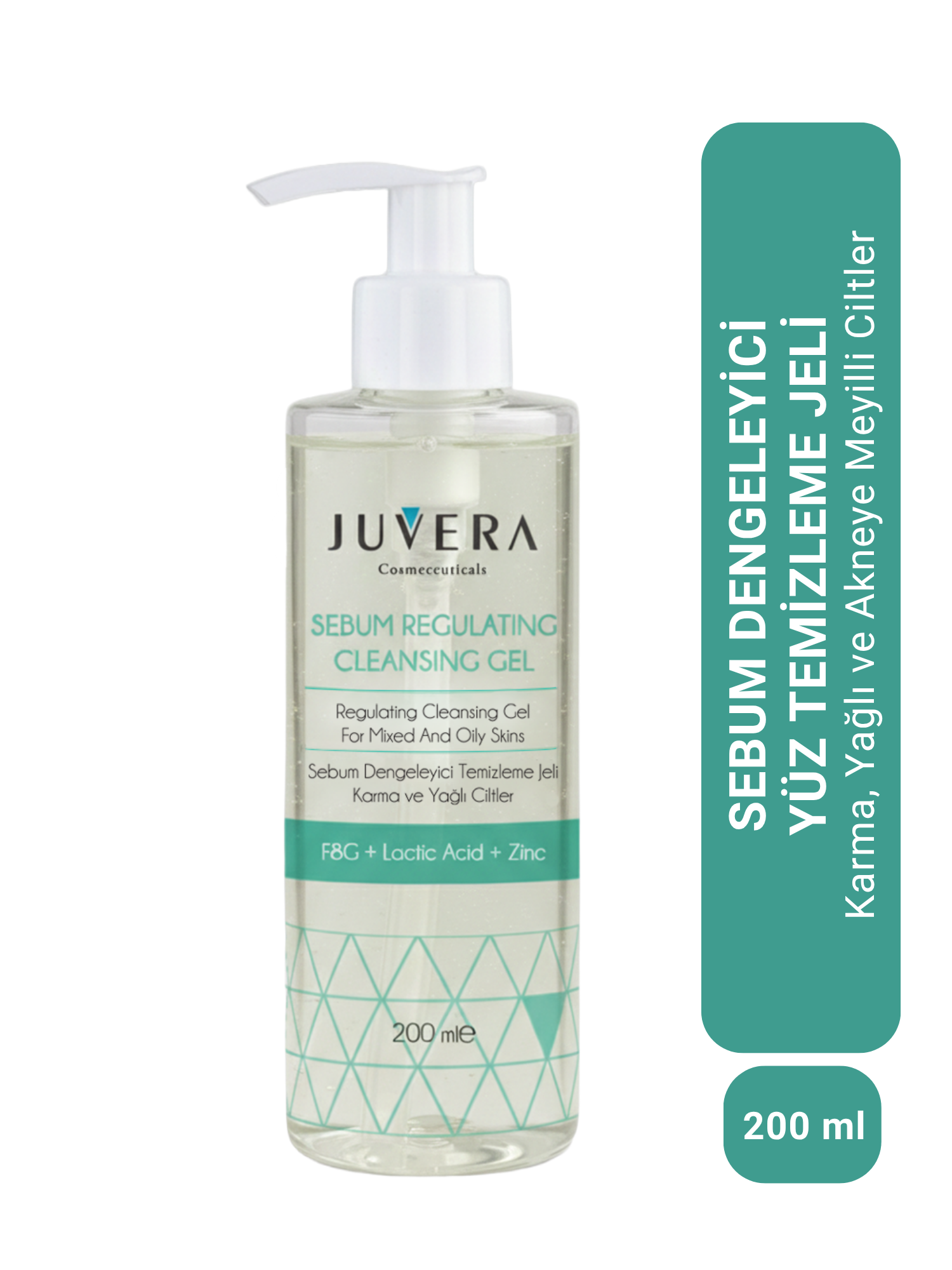 Siyah Nokta Karşıtı Karma ve Yağlı Ciltler İçin Yıkama Jeli - Sebum Regulating Gel 200 ml