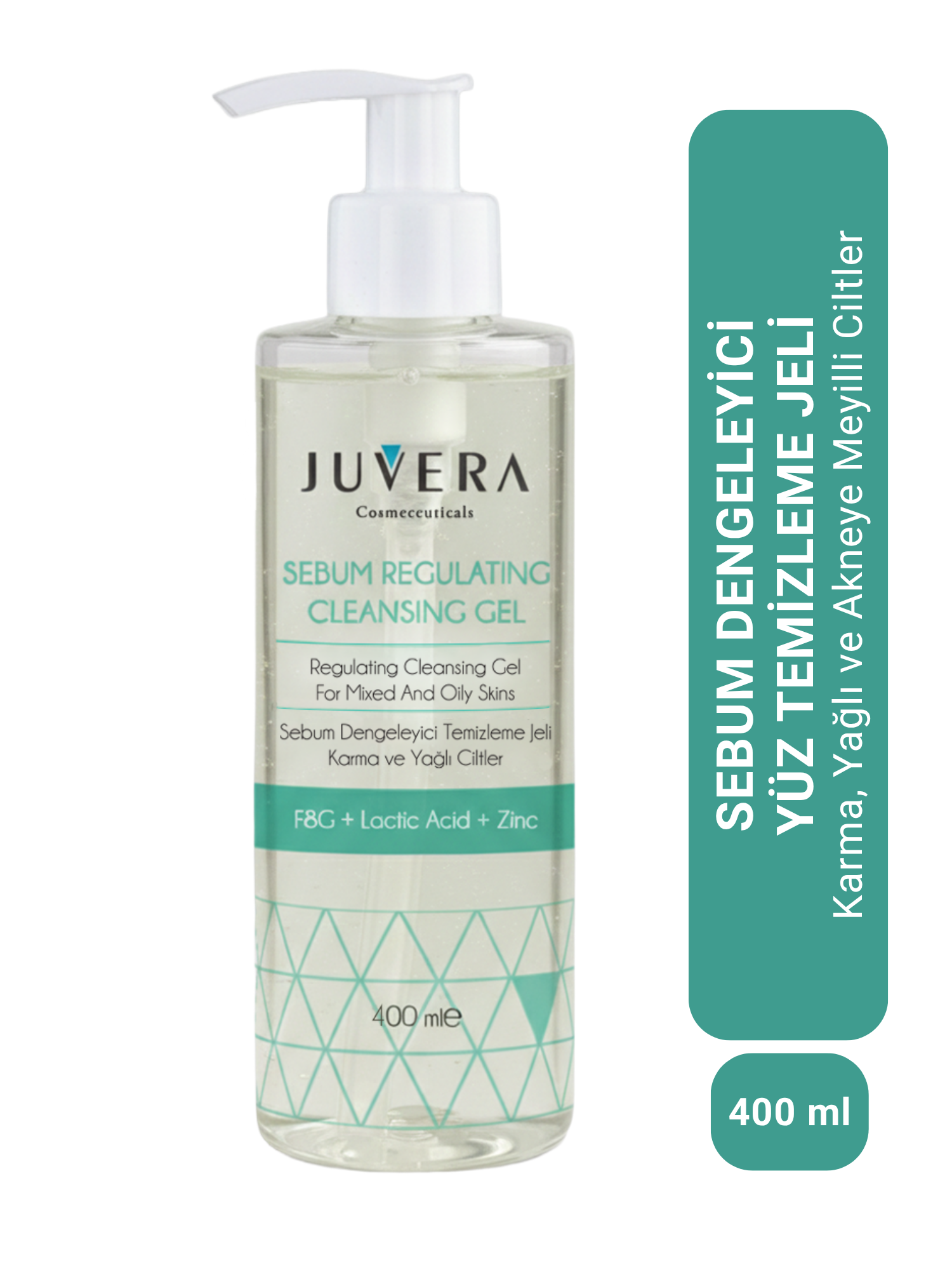 Siyah Nokta Karşıtı Karma ve Yağlı Ciltler İçin Yıkama Jeli - Sebum Regulating Gel 400 ml